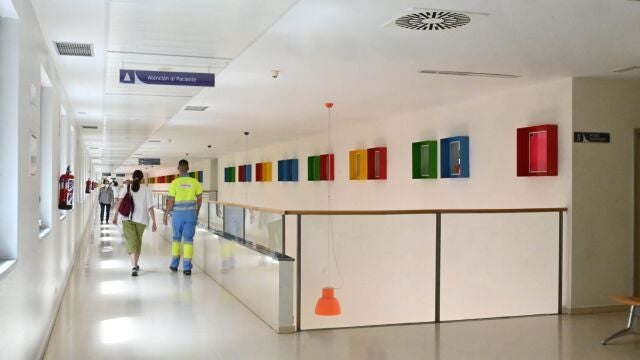 Pasillos del Hospital Río Hortega de Valladolid