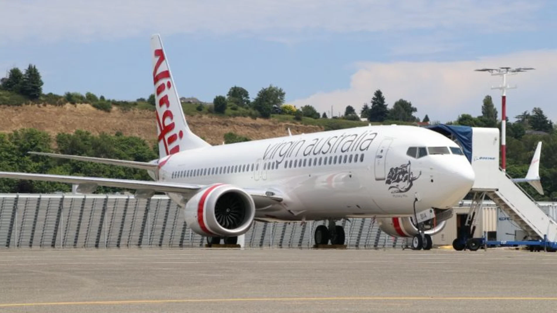 Un avión de Virgin Australia, en una imagen de archivo