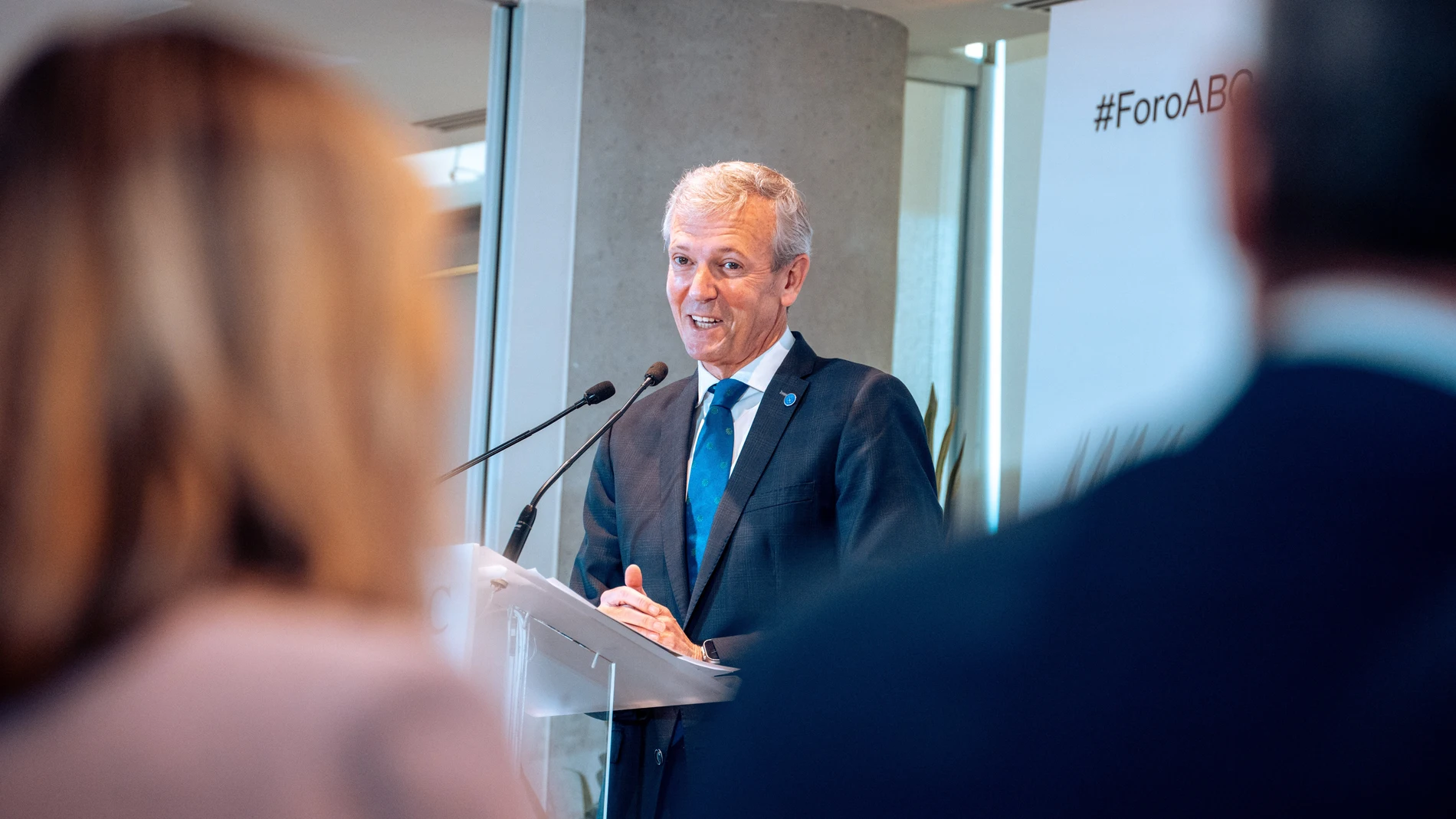 El presidente de la Xunta de Galicia y del PP de Galicia, Alfonso Rueda, protagoniza un desayuno informativo del Foro ABC, en la sede de ABC, a 18 de junio de 2024, en Madrid (España). 18 JUNIO 2024;ALFONSO RUEDA;DESAYUNO INFORMATIVO Gabriel Luengas / Europa Press 18/06/2024