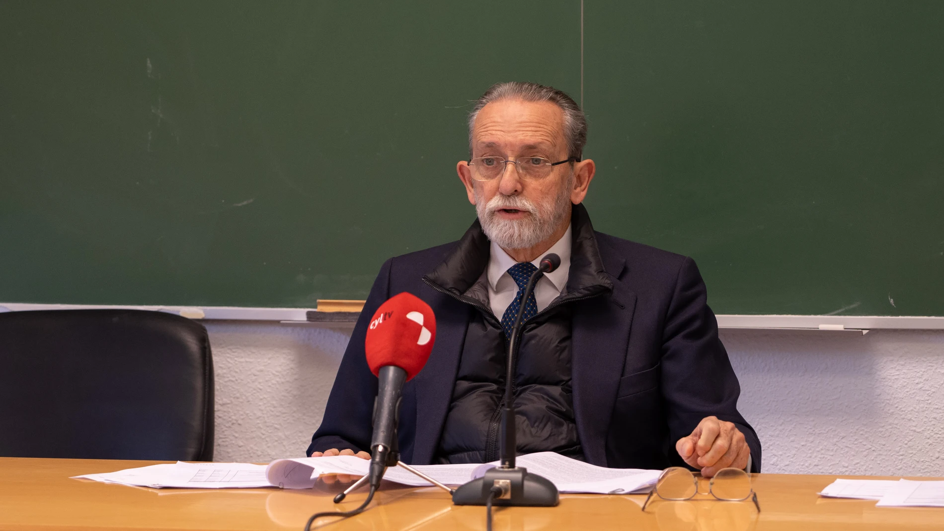 El secretario de la Fundación Duques de Soria, José María Rodríguez-Ponga, presenta la programación