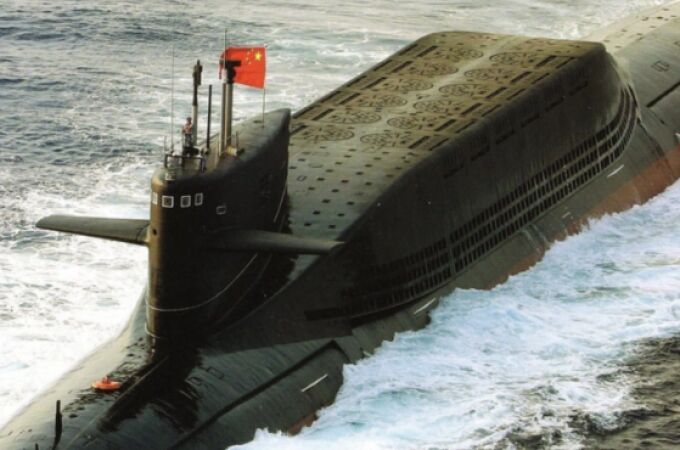 Submarino chino en una imagen de archivo