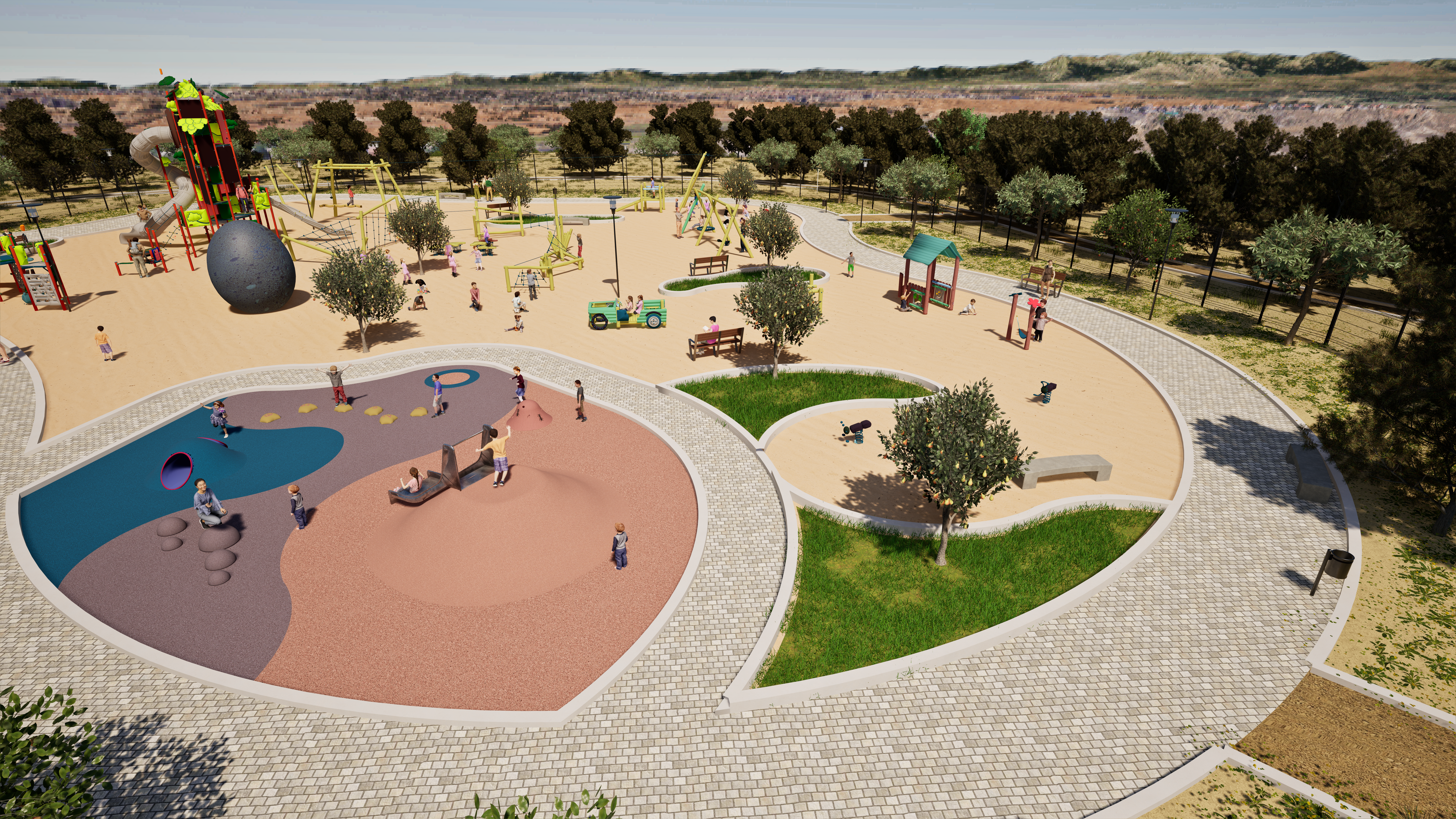 Se mejorará el parque de la Cornisa de Paracuellos