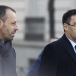 Rosell y Bartomeu, expresidentes del Barça