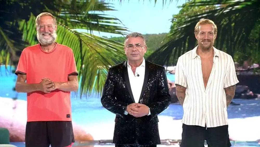 Pedro García Aguado, Jorge Javier Vázquez y Rubén Torres en 'Supervivientes 2024'
