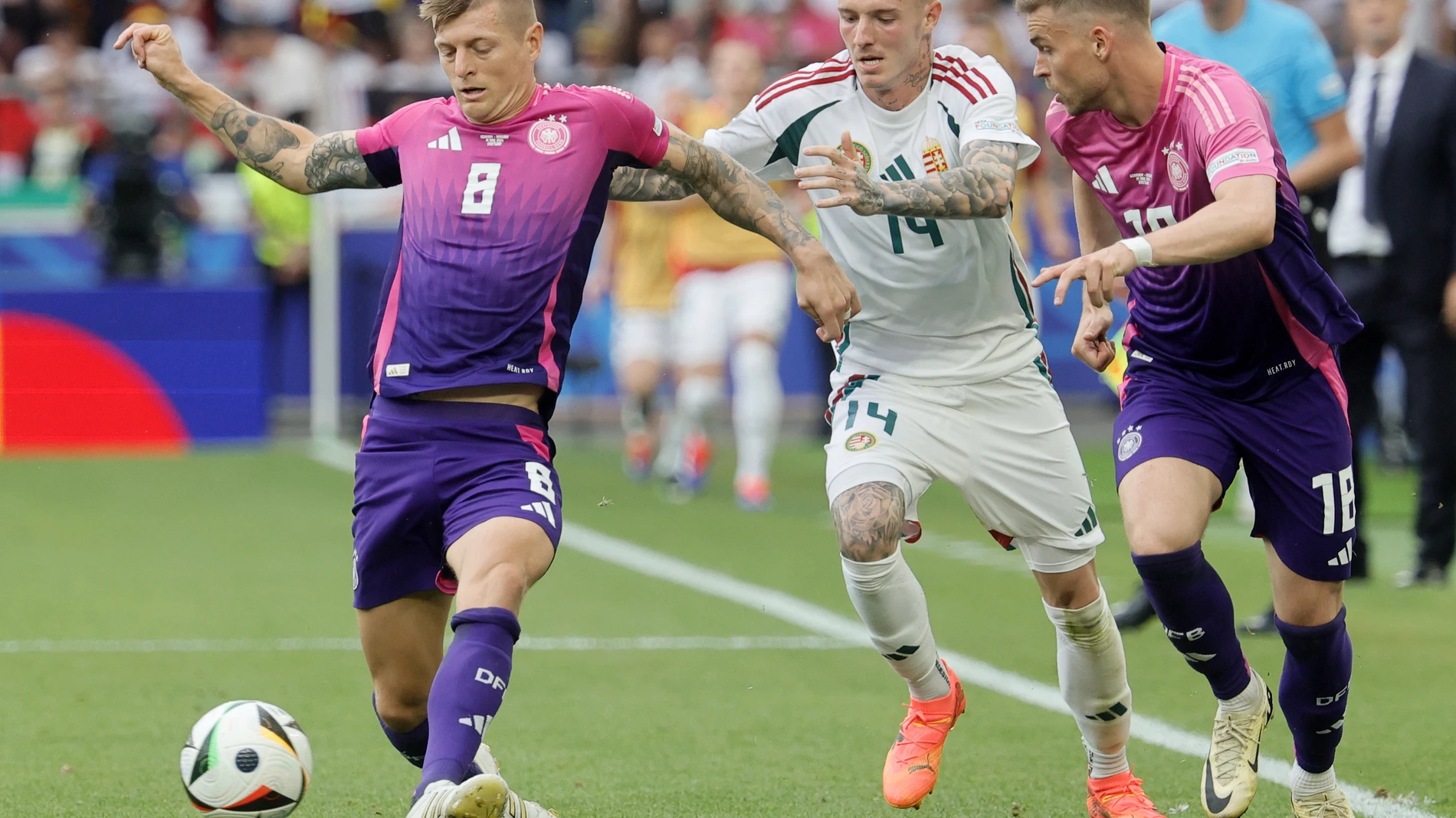 Kroos, en el partido ante Hungría