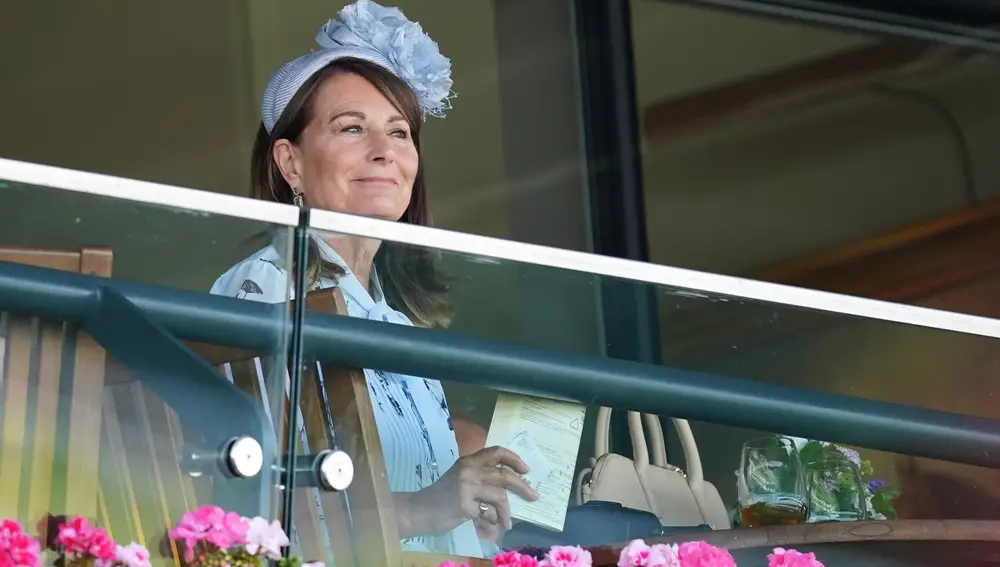 Carole Middleton, en Ascot