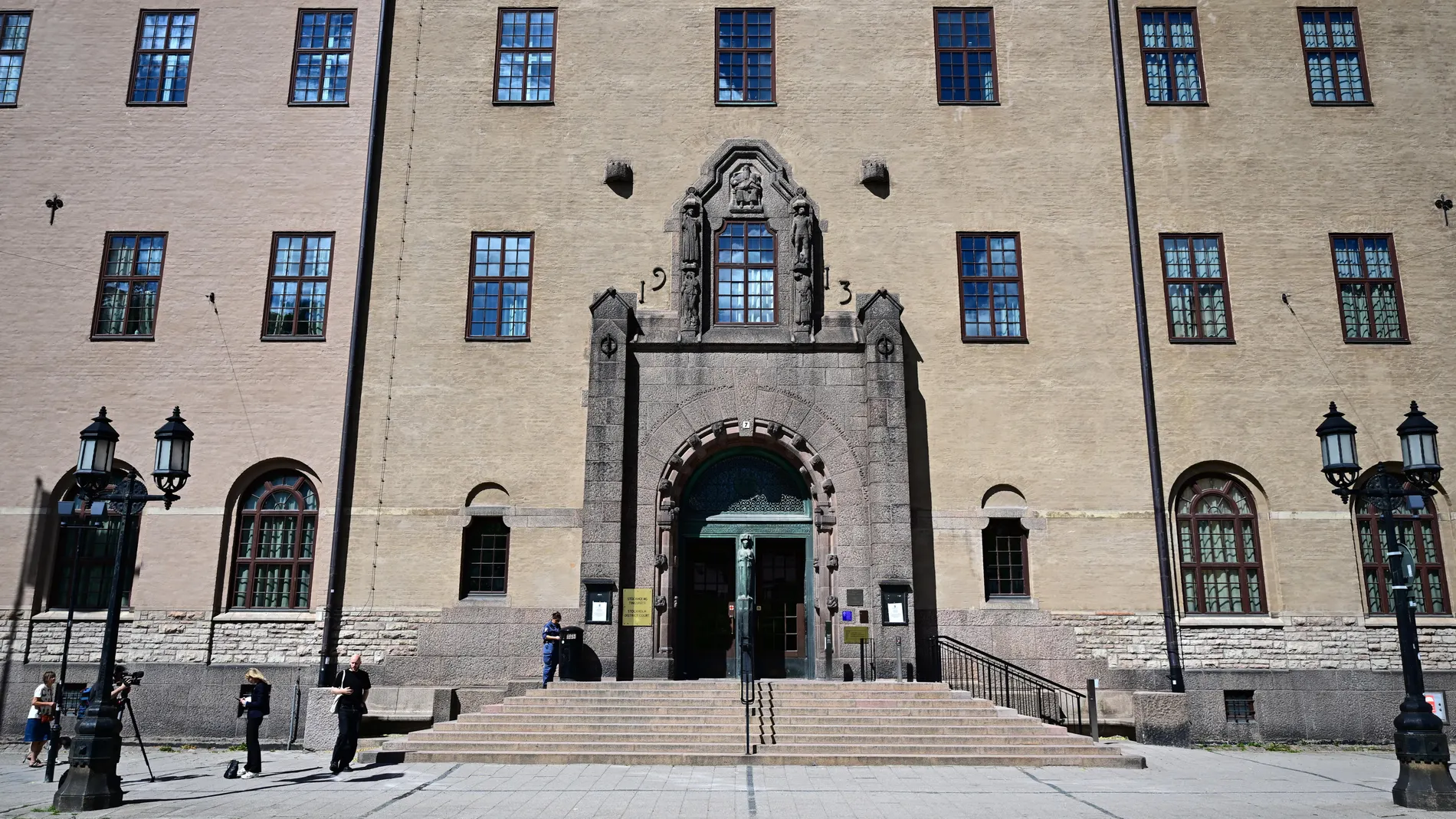 Stockholm (Sweden), 20/06/2024.- General view of the Stockholm District Court in Stockholm, Sweden, 20 June 2024. The Stockholm District Court acquitted on 20 June a former Syrian brigadier general who was charged with aiding and abetting a serious violation of international law in Syria in 2012. (Suecia, Siria, Estocolmo) EFE/EPA/MAGNUS LEJHALL SWEDEN OUT