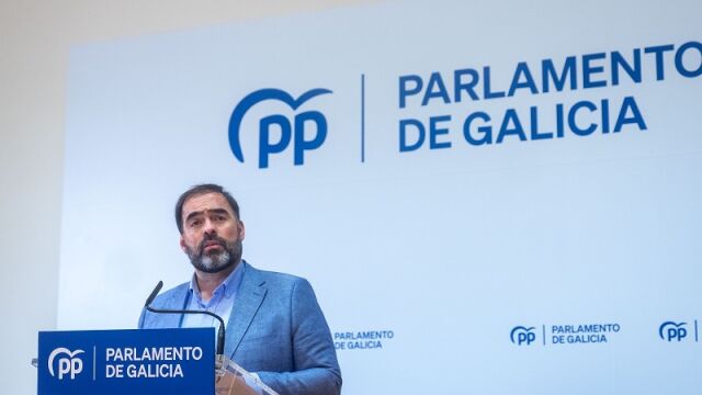 El portavoz parlamentario del PPdeG, Alberto Pazos, en una imagen de archivo. 
