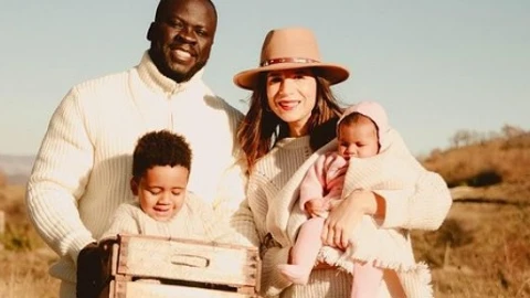 Sonia Cámara junto a su familia