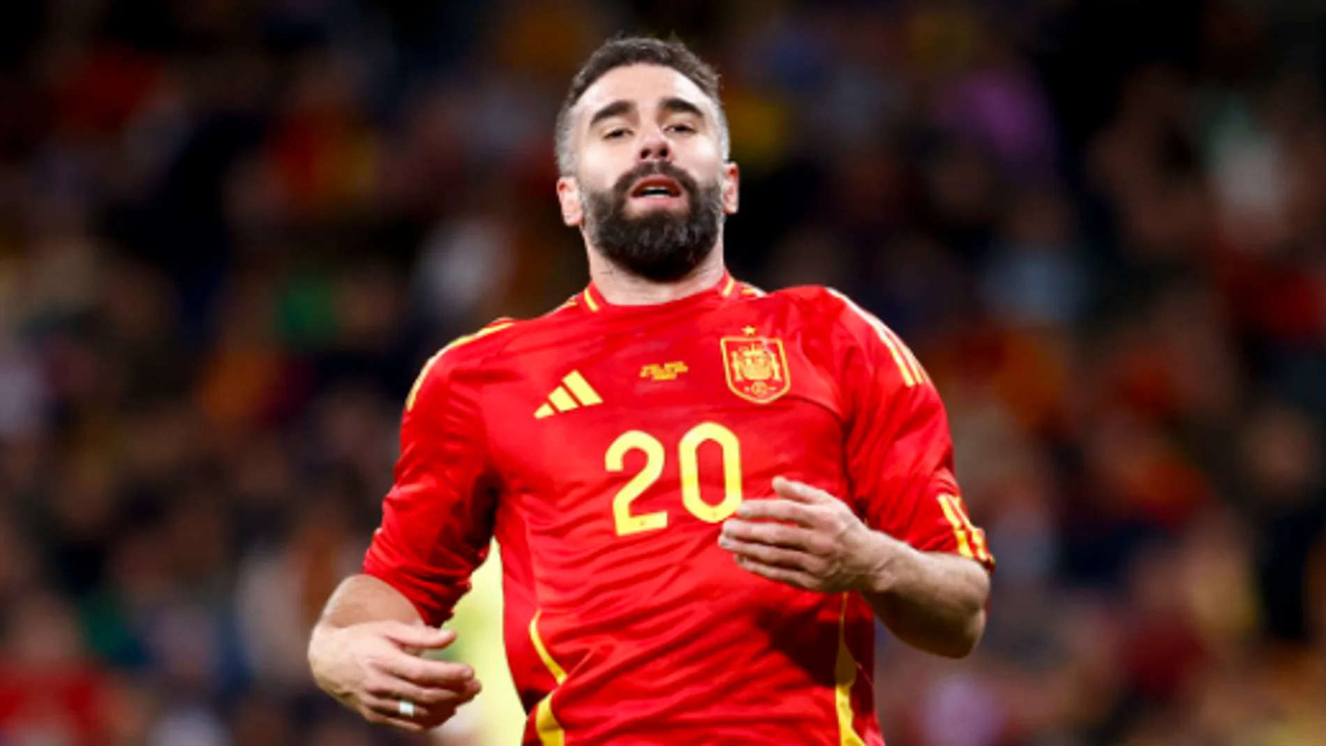 Carvajal se convirtió en tendencia en los instantes previos al España-Italia