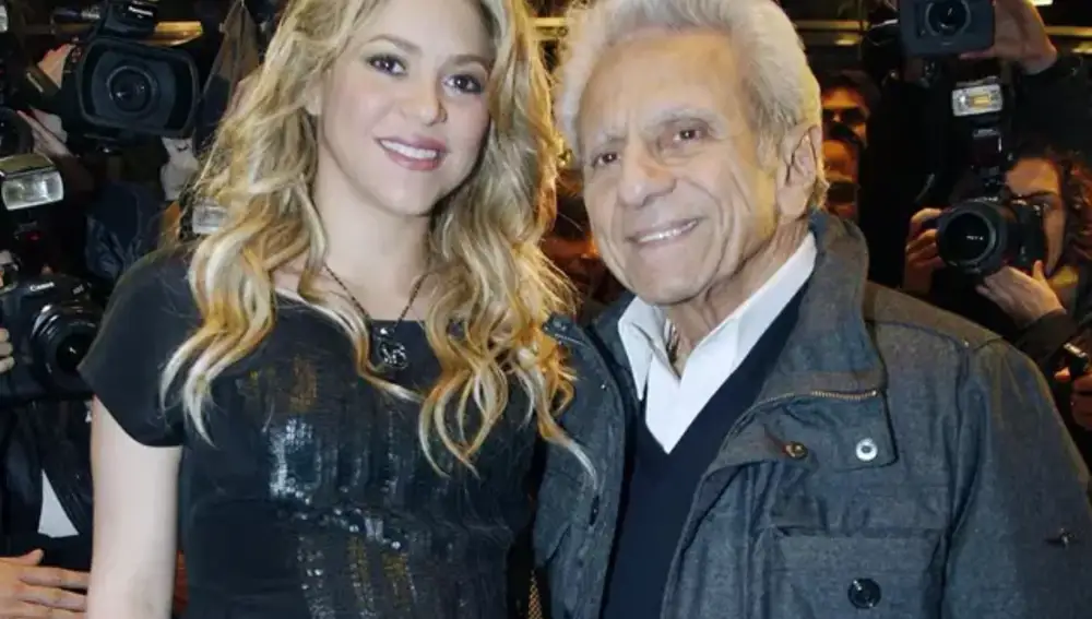 Shakira y su padre, William Mebarak