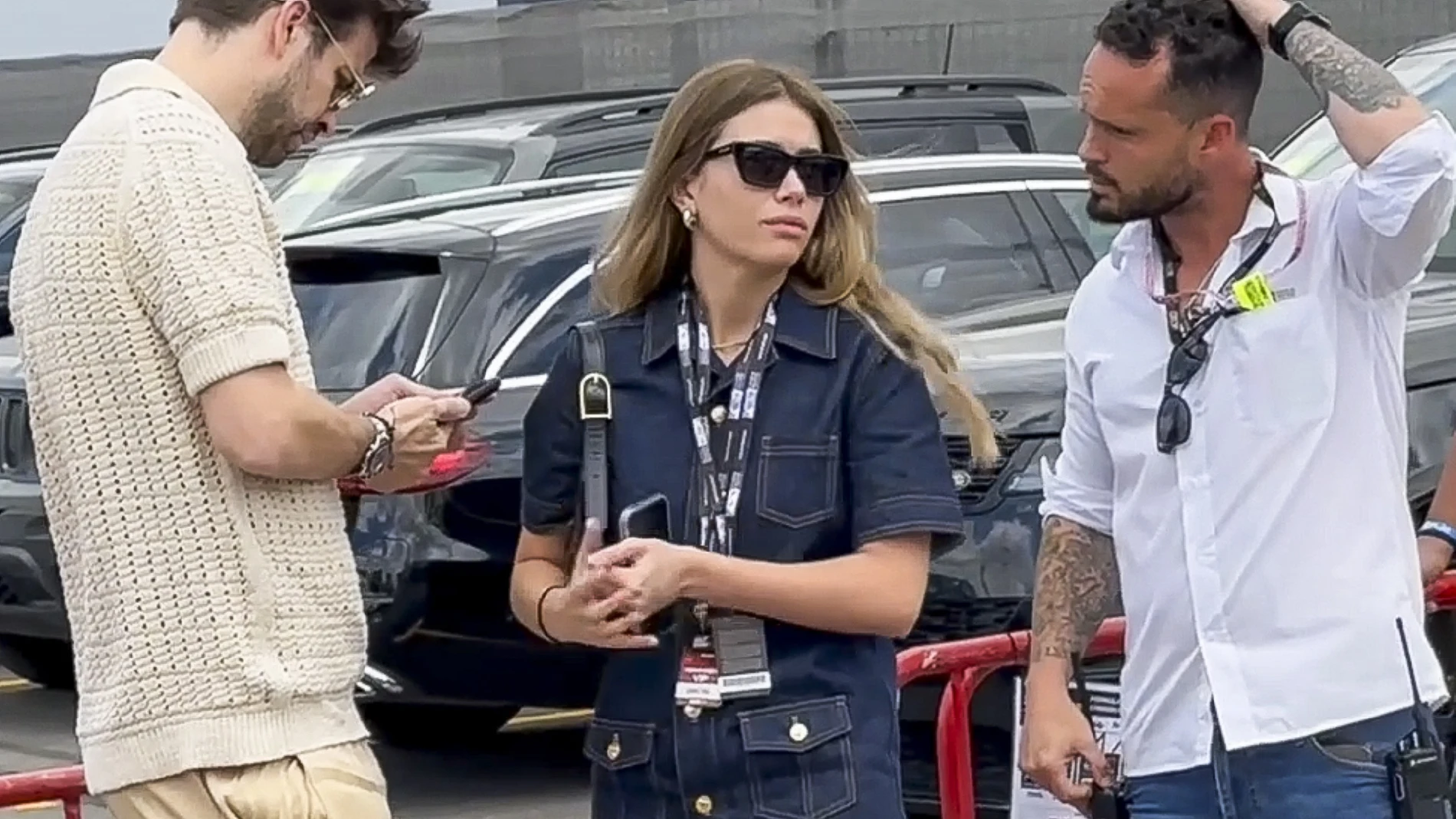 El look de Clara Chía en la Fórmula 1.