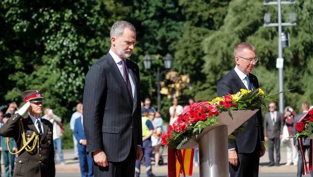 Spain's King Felipe VI visits Latvia as part of Baltic states tour