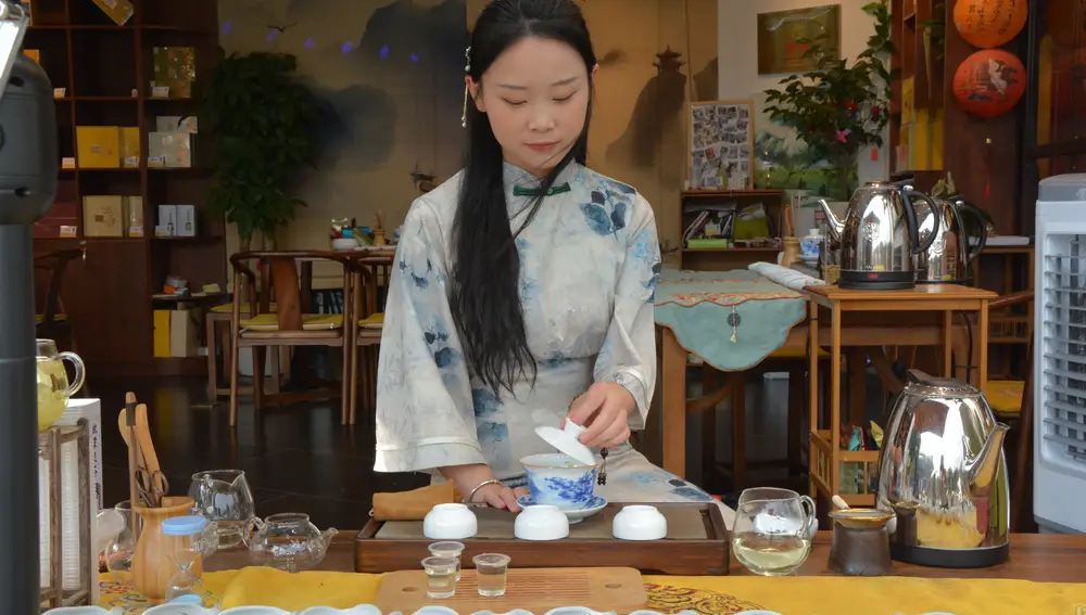 Detalle gastronómico de China