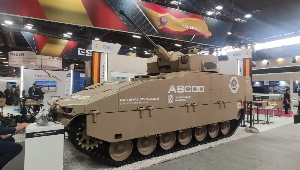 Vehículo Ascod de SBS con una torre RWS Guardian 30 de Escribano