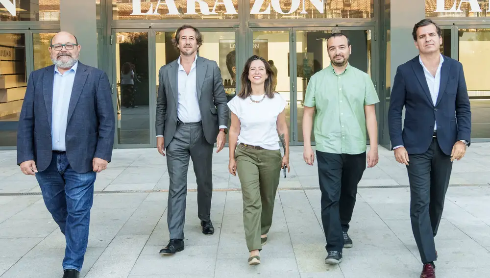 Ignacio Rodríguez Burgos, Juan José Conde, Alicia Sornosa, Mariano Urraco y Enrique Herrero