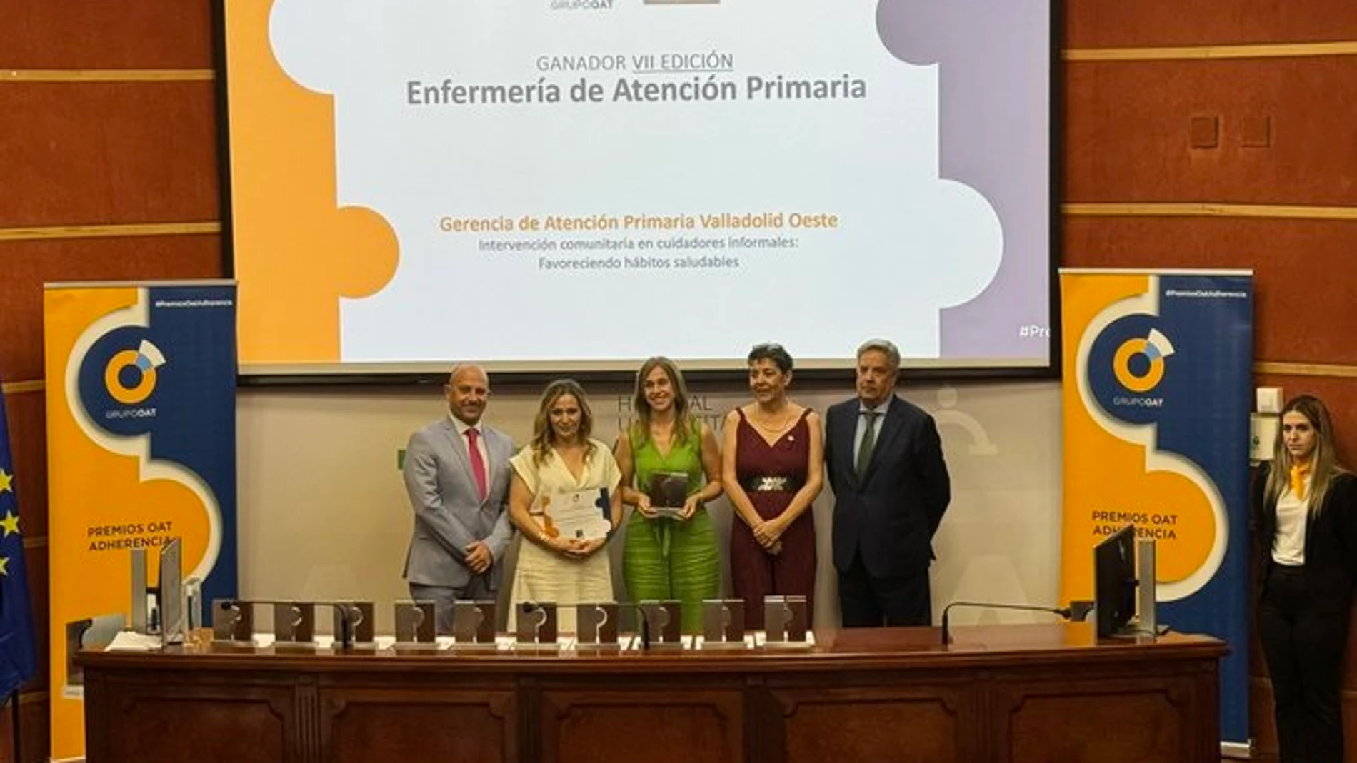 La Gerencia de Valladolid Oeste recoge el premio al mejor proyecto en enfermería de Atención Primaria