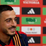 Rueda de prensa de Joselu en Alemania