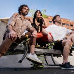 Ane, Iván y Gomis, grupo musical K!NGDOM