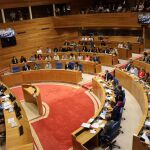 Imagen de archivo del Parlamento de Galicia. 