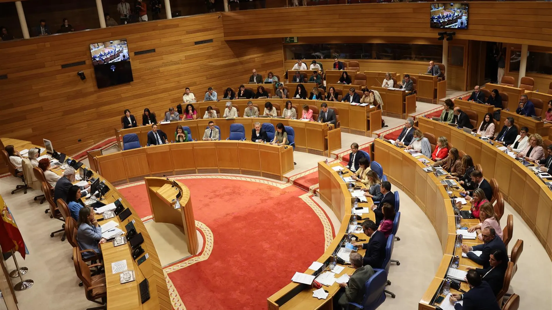 Imagen de archivo del Parlamento de Galicia.