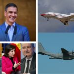 Estos son los dos aviones millonarios que llevaron a Sánchez y a sus ministros de Madrid a Albacete en media hora