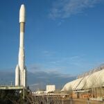 Réplica del Ariane 4 en la Isla de la Cartuja de Sevilla