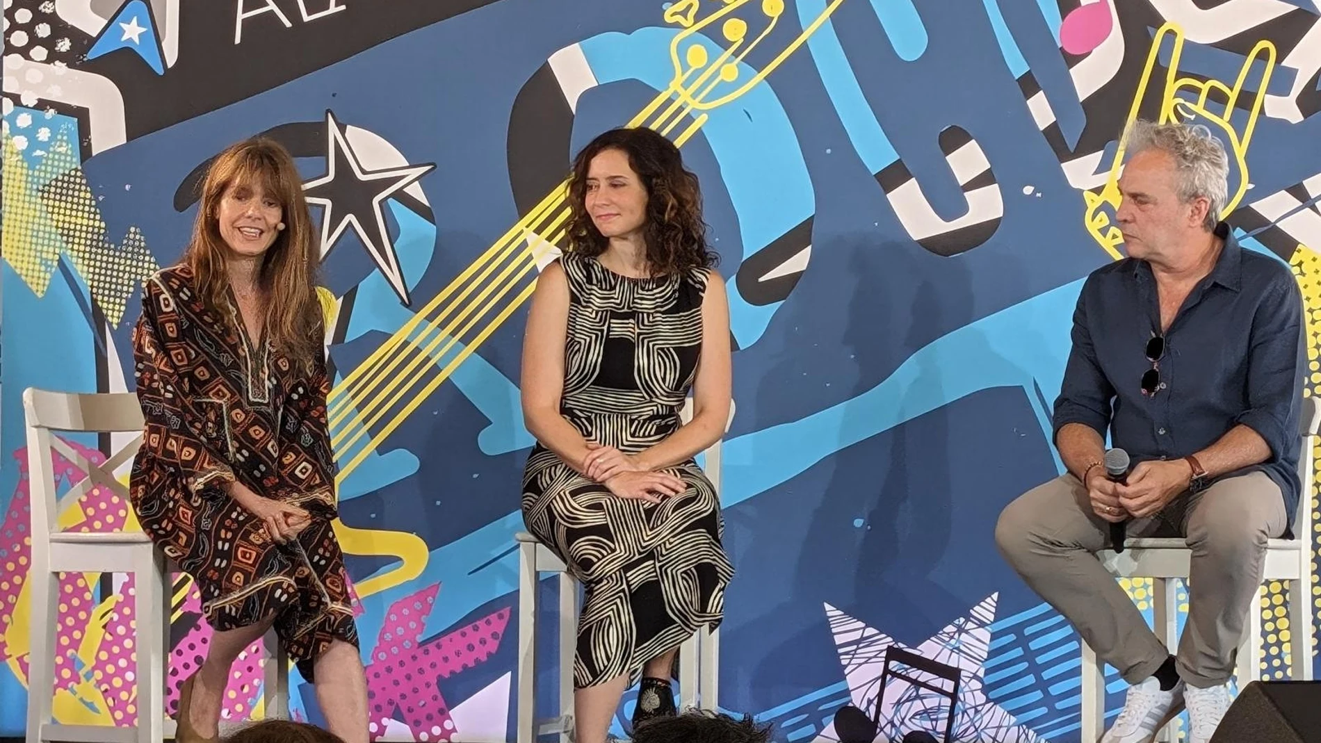 Isabel Díaz Ayuso, madrina de la fundación, junto a David Summers