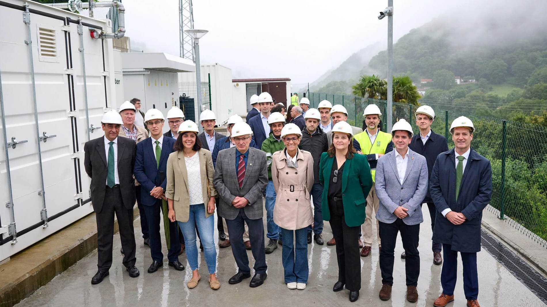 María Chivite, presidenta de Navarra, en la inauguración