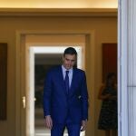 Pedro Sánchez, en Moncloa