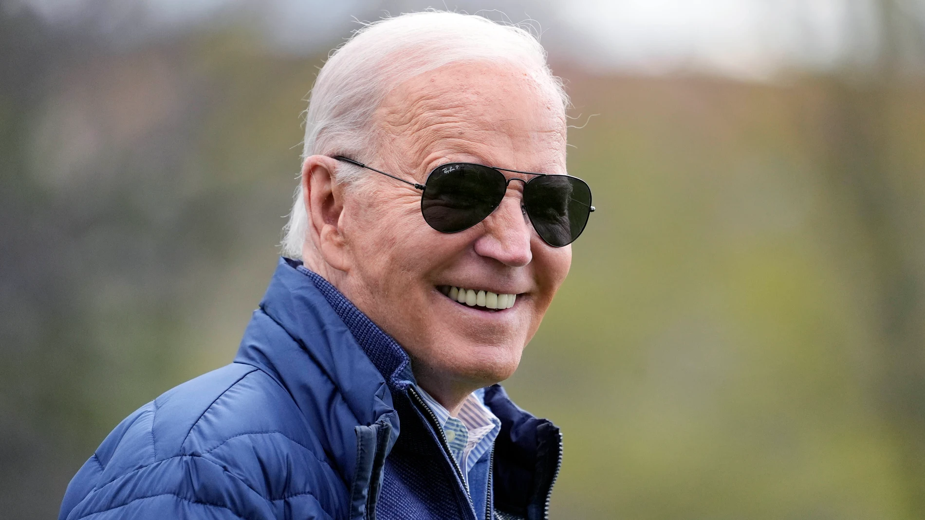 FILE - President Joe Biden walks to Marine One for departure from the South Lawn of the White House, April 5, 2024, in Washington. Biden is headed to Maryland. (AP Photo/Alex Brandon, File)