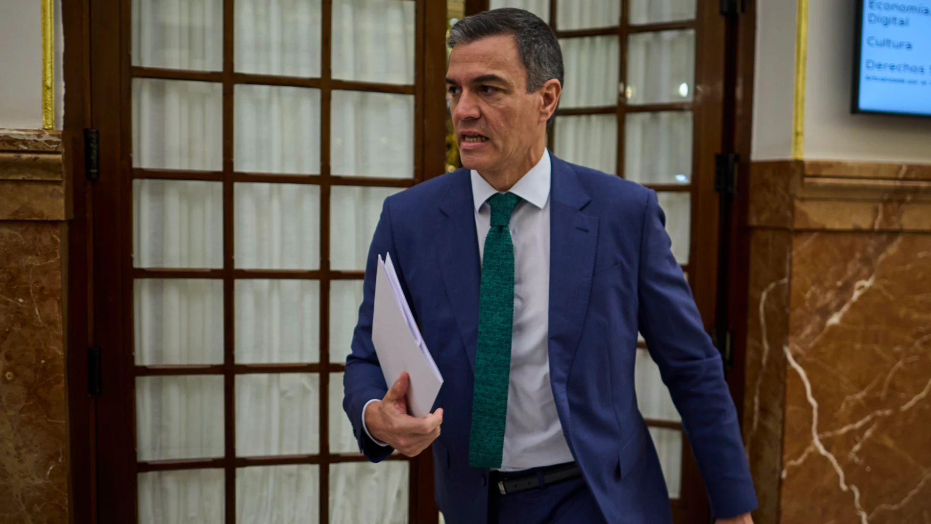 Sesión de control al Gobierno en el Congreso de los Diputados. Asisten al pleno el presidente del gobierno, Pedro Sanchez, el líder del PP, Alberto Nuñez Feijoó, María Jesús Montero, Yolanda Diaz.© Alberto R. Roldán / Diario La Razón.26 06 2024