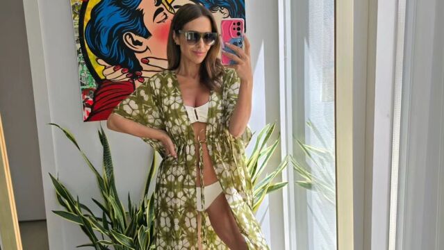 Paula Echevarría con look de Primark.
