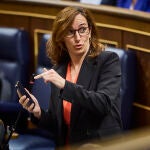 Mónica García durante una sesión de control al Gobierno, en el Congreso de los Diputados. 