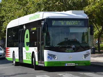 Autobús urbano en Valladolid Autobús urbano en Valladolid