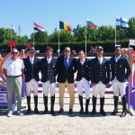 Equipo español en Deauville, donde ganaron la Copa de Naciones en junio de 2024. Capitaneados por Alberto Honrubia y Carolo López Quesada