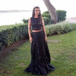 María Pombo y su look en Mallorca.
