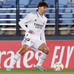 Rafa Obrador con el Real Madrid