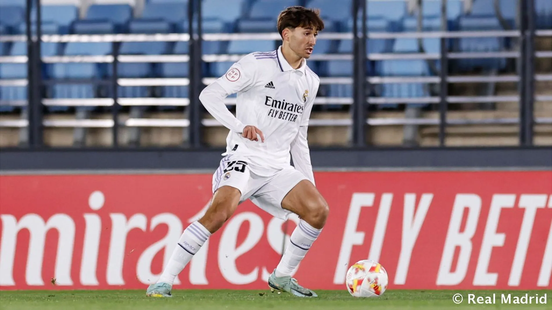 Rafa Obrador con el Real Madrid