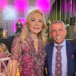 Carmen Lomana y "El Turronero" en la comunión de Carlota 