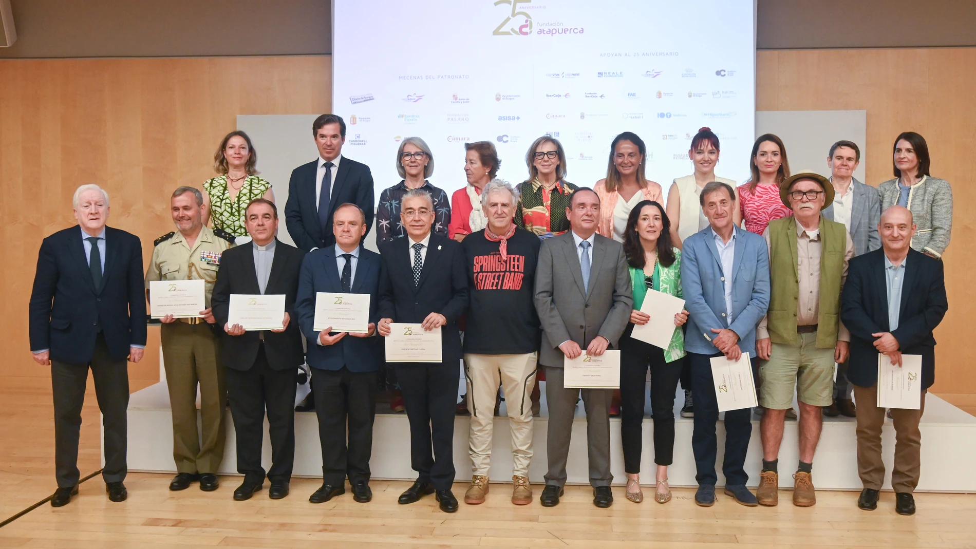 Homenajes de la Fundación Atapuerca a patronos y colaboradores