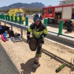 Imagen del lugar del accidente facilitada por el CEIS