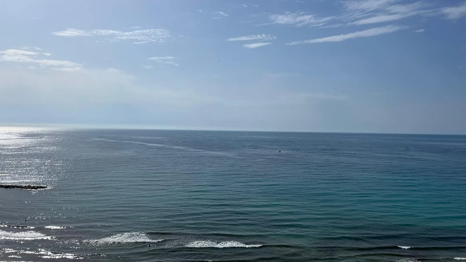Imagen de la playa del Postiguet (Alicante)