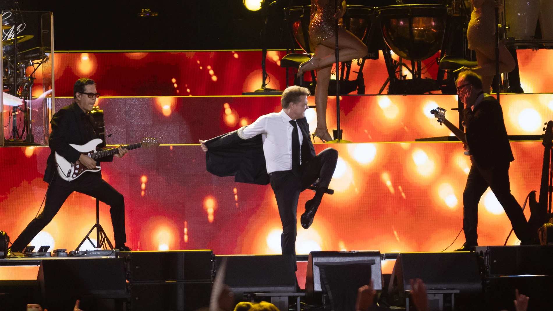 Concierto de Luis Miguel en el Bernabéu.