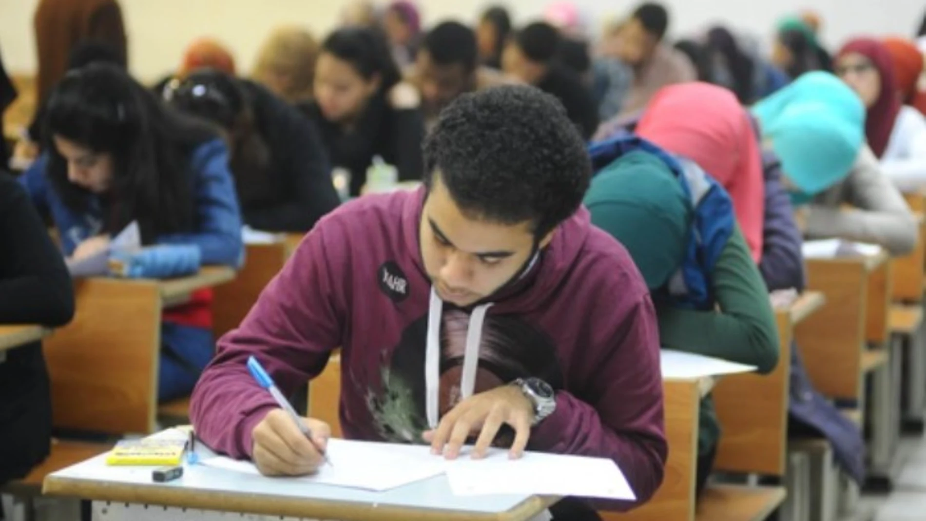 Estudiantes marroquíes
