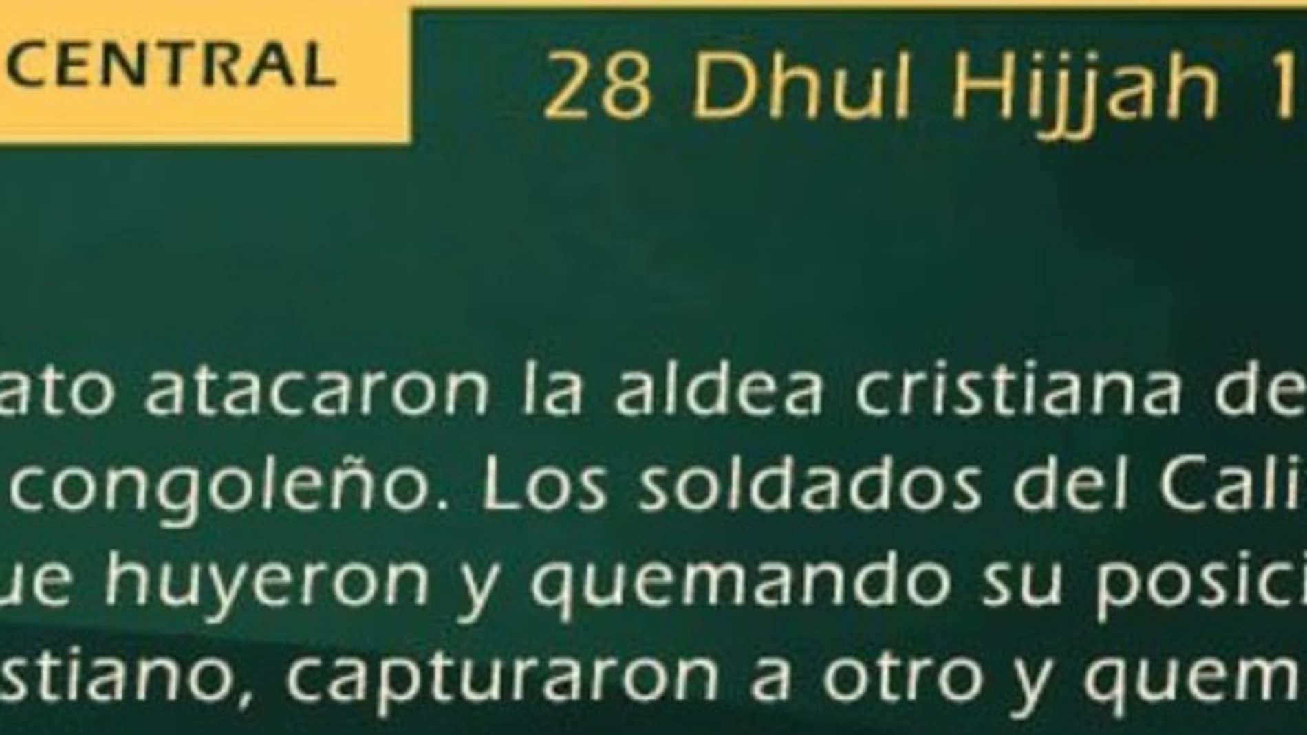 Comunicado del Estado Islámico