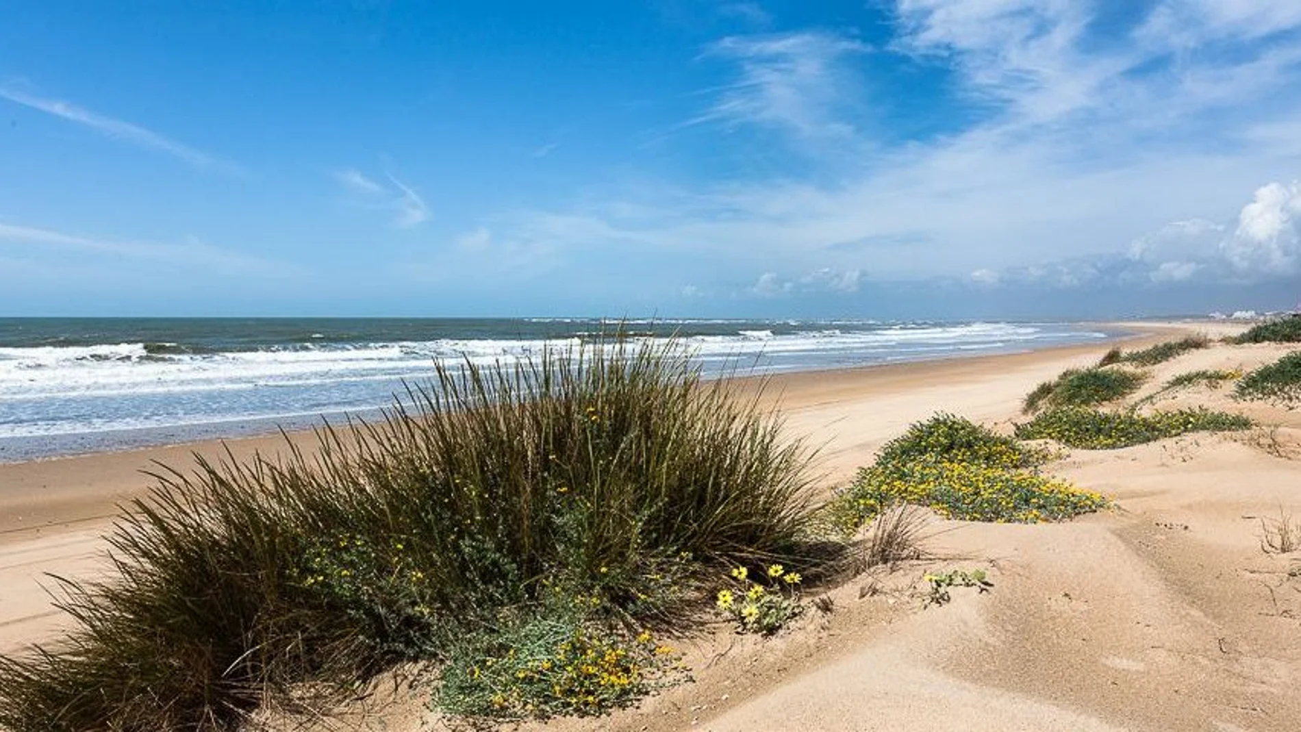 Playa de la Bota, en Punta Umbría
