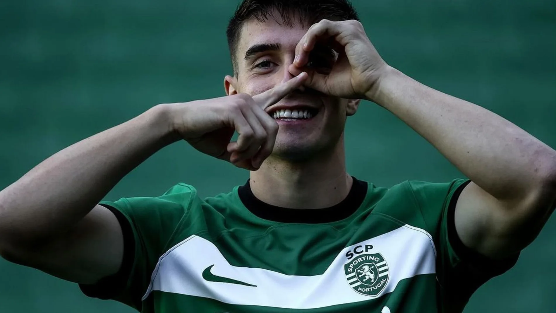 Iván Fresneda con el Sporting de Portugal