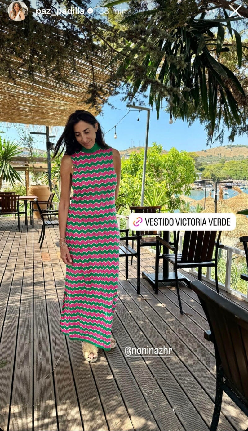 El vestido de Paz Padilla.