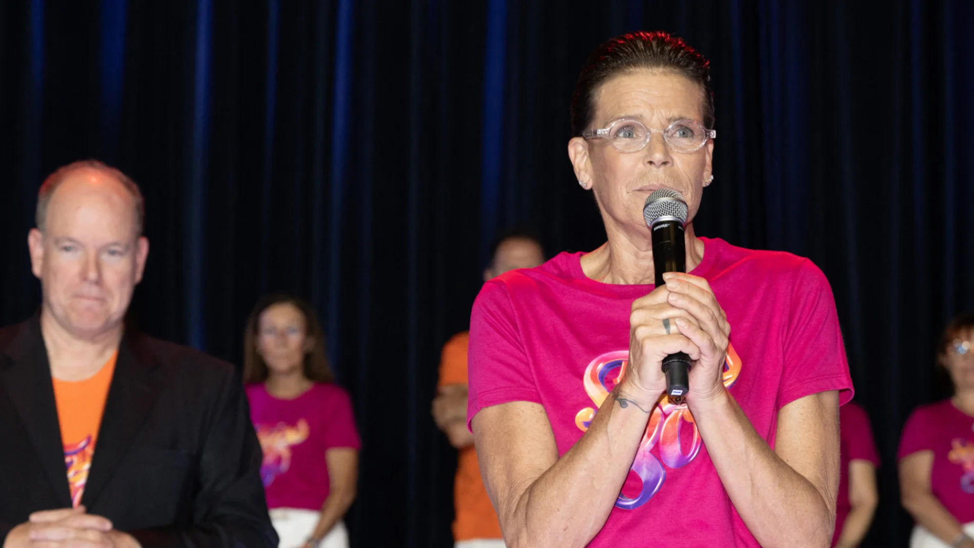 La princesa durante el discurso de la gala